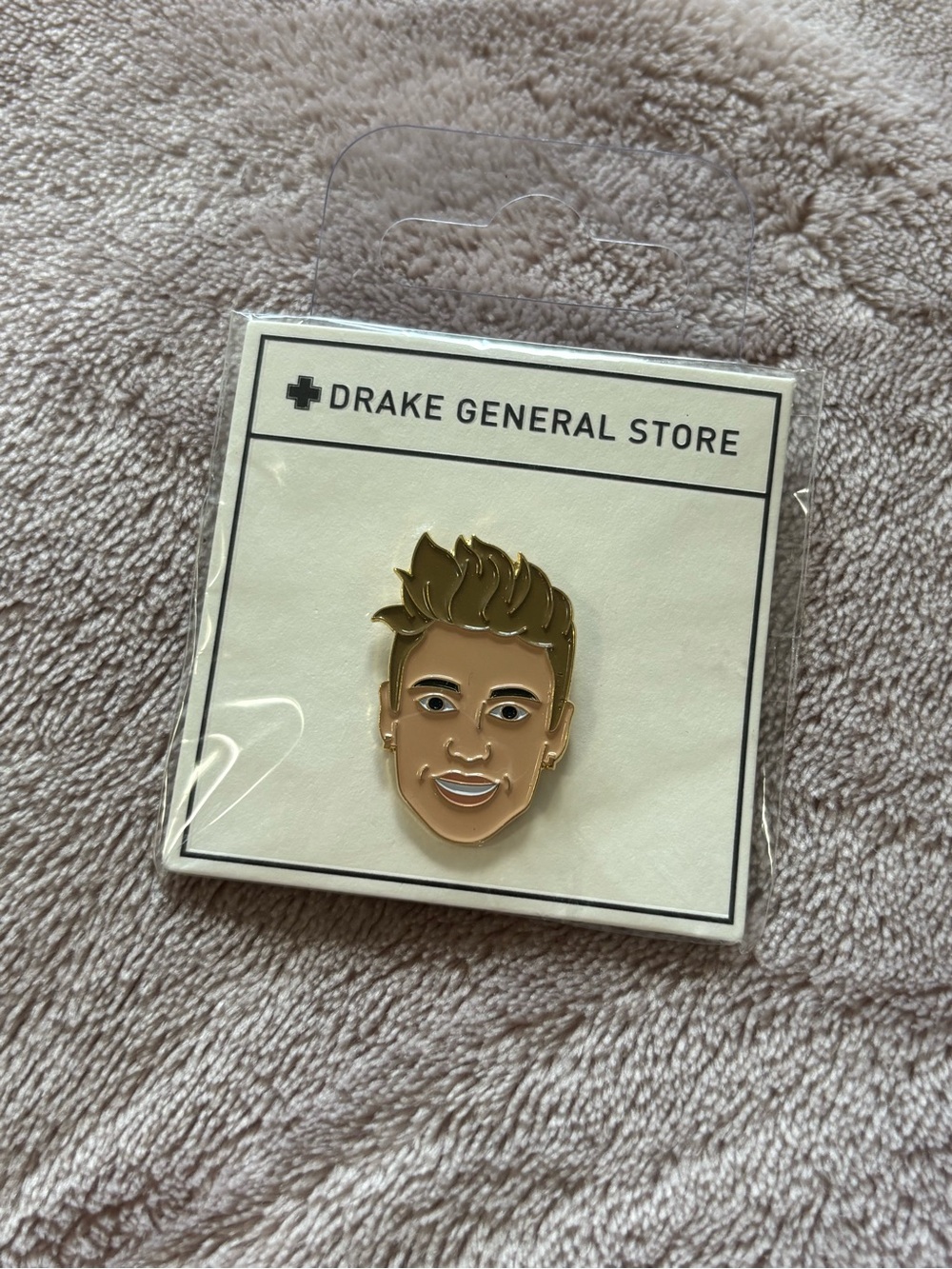 Justin Bieber Enamel Pin - Drake General Store NWT